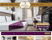 Tablet Screenshot of ilbeyhotel.com